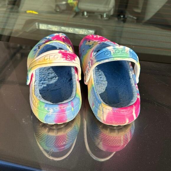 Crocs Classic Lined Tie Dye Clogs Unisex Clogs Size M4 W6‎ - Picture 9 of 14